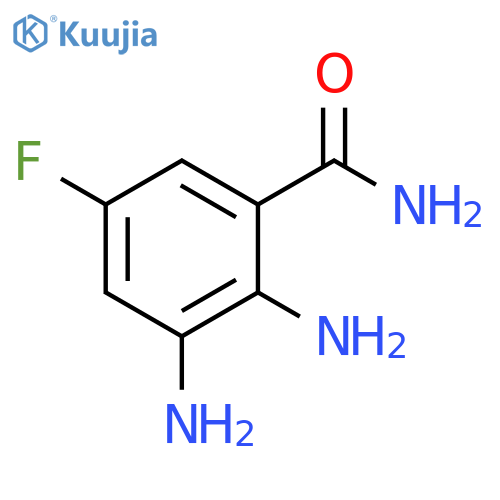 Benzamide, 2,3-diamino-5-fluoro- structure