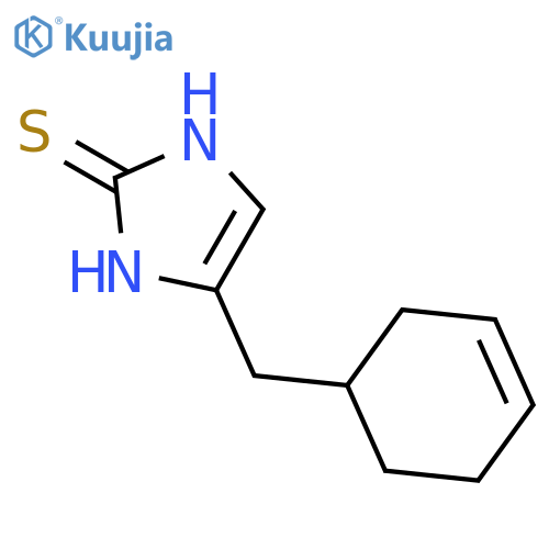 4-(3-cyclohexen-1-ylmethyl)-1,3-dihydro-2H-Imidazole-2-thione structure