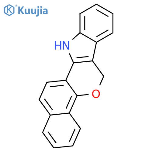 Naphtho[2',1':5,6]pyrano[4,3-b]indole, 6,11-dihydro- structure