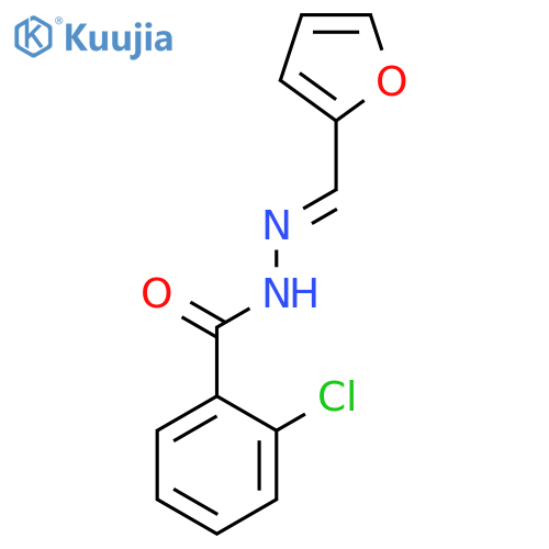 Benzoic acid, 2-chloro-, (2-furanylmethylene)hydrazide structure