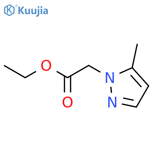 Ethyl (5-methyl-1H-pyrazol-1-yl)acetate structure