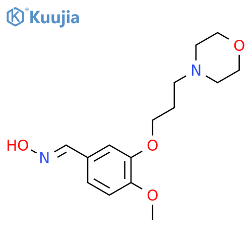 4-methoxy-3-[3-(4-morpholinyl)propoxy]benzaldoxime structure
