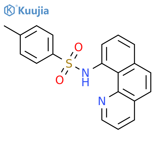 Benzenesulfonamide, N-benzo[h]quinolin-10-yl-4-methyl- structure