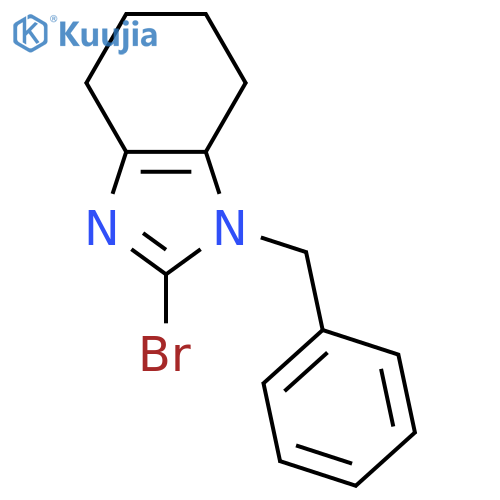 1-Benzyl-2-bromo-4,5,6,7-tetrahydro-1H-benzo[d]imidazole structure