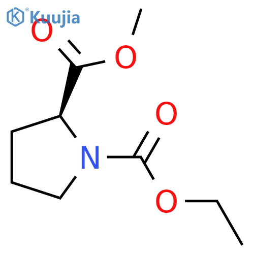 (2S)-1,2-Pyrrolidinedicarboxylic acid-1-ethyl-2-methylester structure