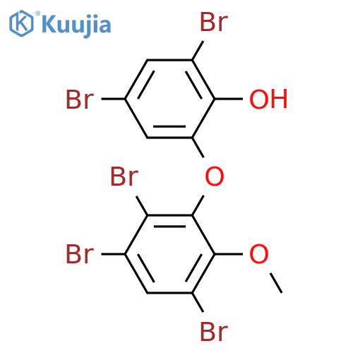 Polybromohydroxydiphenyl ethers; 2,3,3',5,5'-Pentabromo-2',6-dihydroxydiphenyl ether, 6-Me ether structure