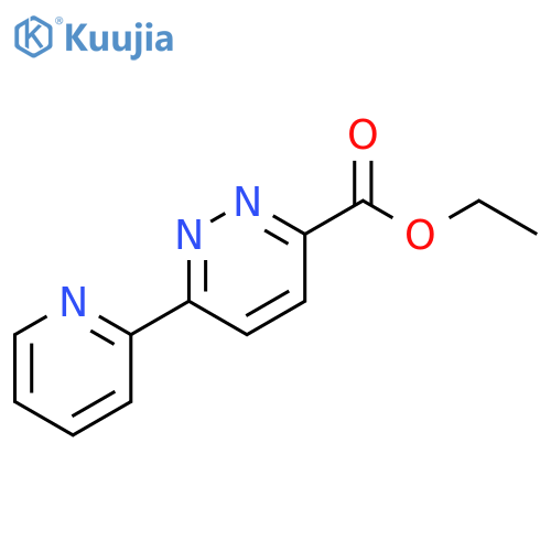 6-(2-pyridinyl)-3-Pyridazinecarboxylic acid ethyl ester structure