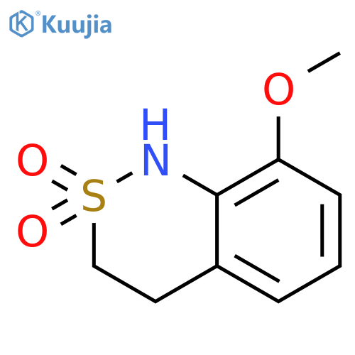1H-2,1-Benzothiazine, 3,4-dihydro-8-methoxy-, 2,2-dioxide structure