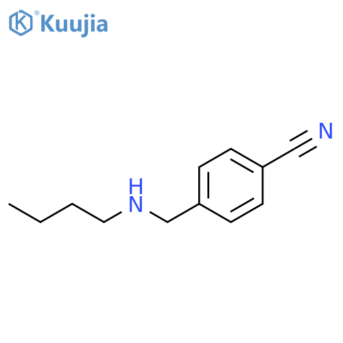 4-(butylamino)methylbenzonitrile structure