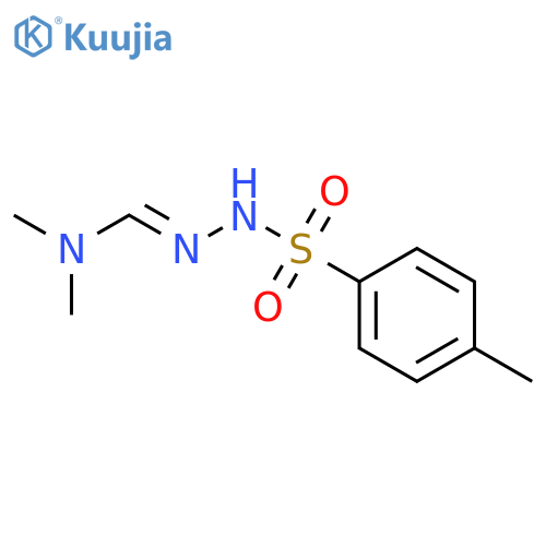 Benzenesulfonic acid,4-methyl-, 2-[(dimethylamino)methylene]hydrazide structure