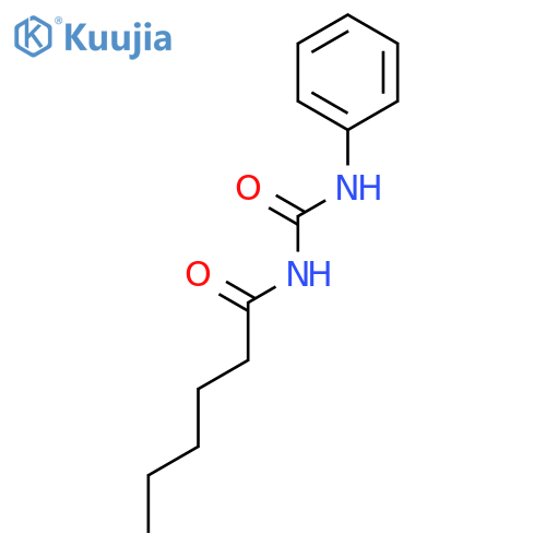 Hexanamide, N-[(phenylamino)carbonyl]- structure