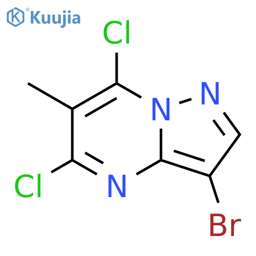 3-Bromo-5,7-dichloro-6-methylpyrazolo1,5-apyrimidine structure