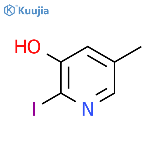 2-Iodo-3-hydroxy-5-methylpyridine structure