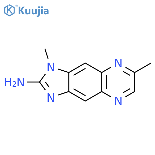 1,7-Dimethyl-1H-imidazo4,5-gquinoxalin-2-amine structure
