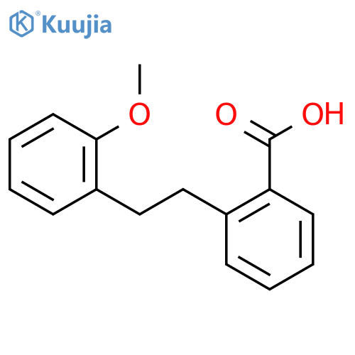 2-[2-(2-Methoxyphenyl)ethyl]benzoic acid structure