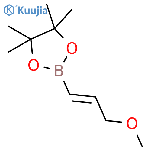 2-(3-methoxyprop-1-en-1-yl)-4,4,5,5-tetramethyl-1,3,2-dioxaborolane structure