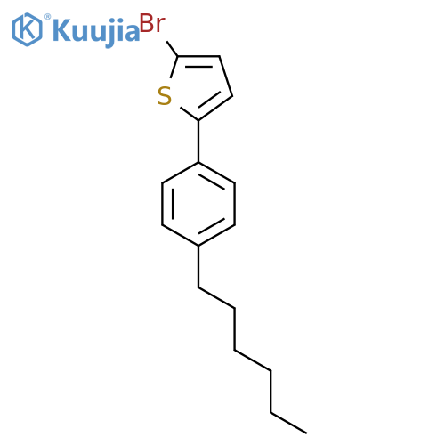 2-Bromo-5-(4-hexylphenyl)thiophene structure