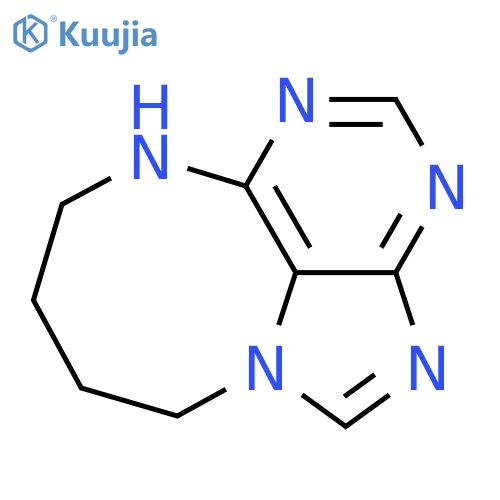 8,9,10,11-tetrahydro-7H-[1,4]Diazocino[1,2,3-gh]purine structure