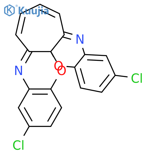 Cyclohepta[1,2-b:1,7-b']bis[1,4]benzoxazine, 3,12-dichloro- structure