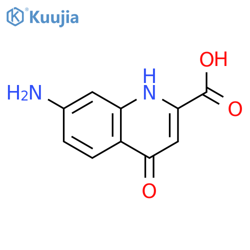 2-Quinolinecarboxylicacid,7-amino-1,4-dihydro-4-oxo-(9CI) structure
