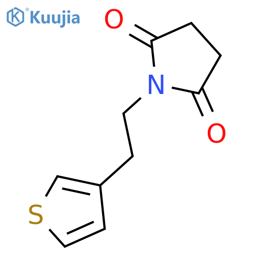 2,5-Pyrrolidinedione, 1-[2-(3-thienyl)ethyl]- structure