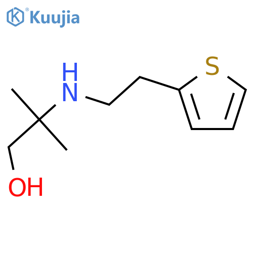 1-Propanol, 2-methyl-2-[[2-(2-thienyl)ethyl]amino]- structure
