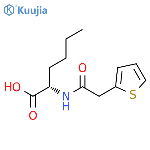 Norleucine, N-(2-thienylacetyl)- structure