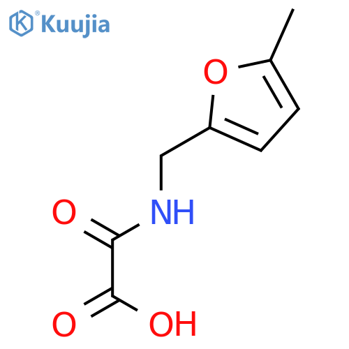 Acetic acid, 2-[[(5-methyl-2-furanyl)methyl]amino]-2-oxo- structure
