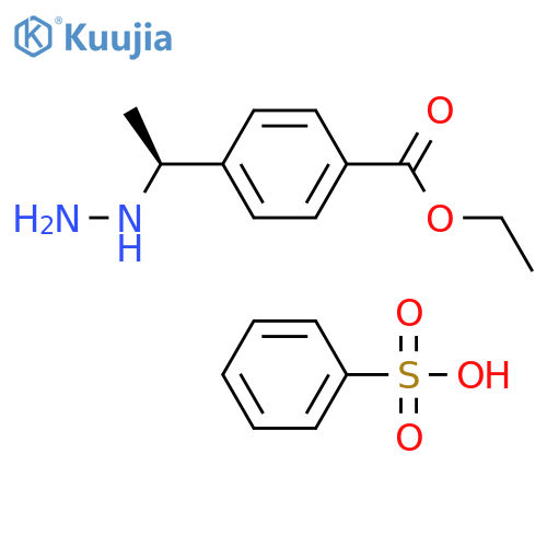 (S)-4-(1-Hydrazinylethyl)benzoic Acid Ethyl Ester Benzenesulfonate structure