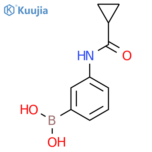 3-(Cyclopropanecarboxamido)phenyl boronic acid structure