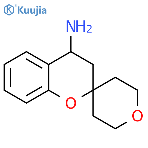 3,4-dihydrospiro1-benzopyran-2,4'-oxan-4-amine structure