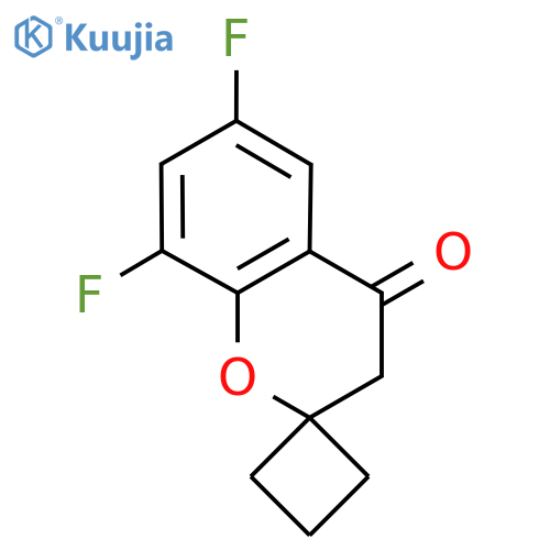 6,8-Difluorospiro[chroman-2,1'-cyclobutan]-4-one structure