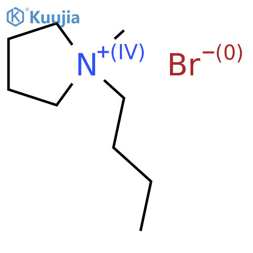 1-Butyl-1-methylpyrrolidinium bromide structure
