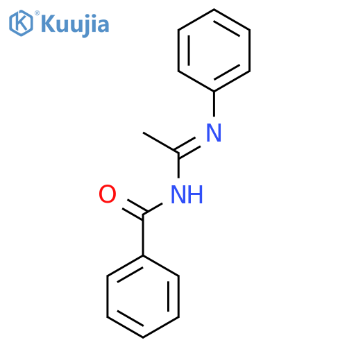 Benzamide, N-[1-(phenylimino)ethyl]- structure