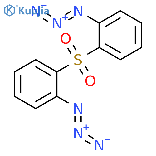 Benzene, 1,1'-sulfonylbis[azido- structure