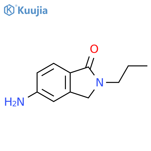 1H-Isoindol-1-one, 5-amino-2,3-dihydro-2-propyl- structure