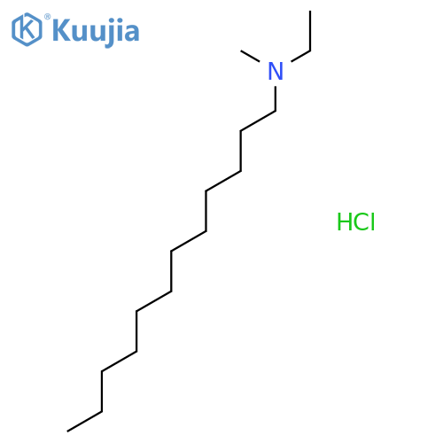 1-Dodecanamine, N-ethyl-N-methyl-, hydrochloride structure