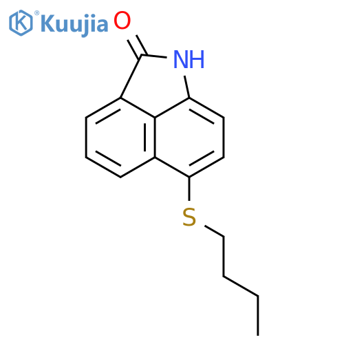 Benz[cd]indol-2(1H)-one, 6-(butylthio)- structure