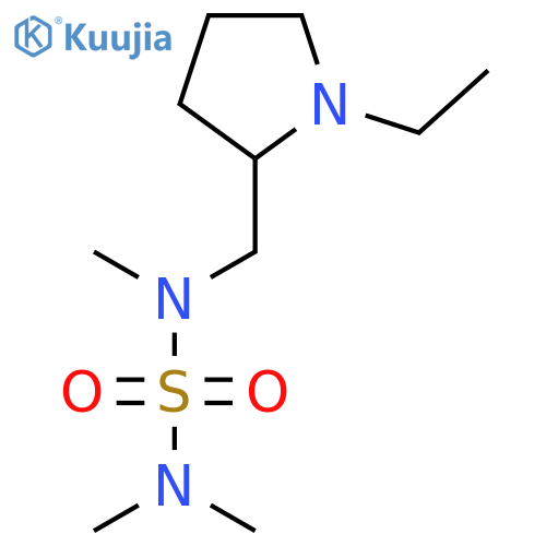 Sulfamide, [(1-ethyl-2-pyrrolidinyl)methyl]trimethyl- structure