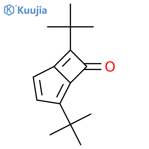 Bicyclo[3.2.0]hepta-2,4,7-trien-6-one, 4,7-bis(1,1-dimethylethyl)- structure