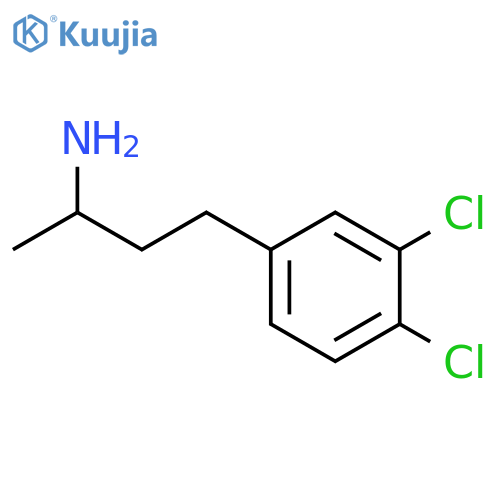 4-(3,4-dichlorophenyl)butan-2-amine structure