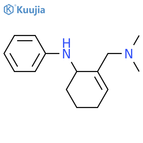 Benzenamine, N-[2-[(dimethylamino)methyl]-2-cyclohexen-1-yl]- structure