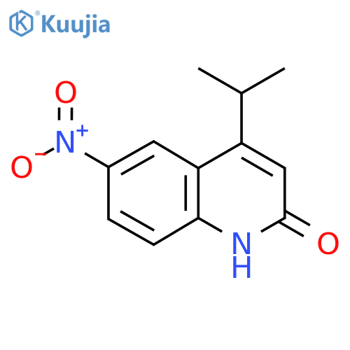 4-Isopropyl-6-nitroquinolin-2(1h)-one structure