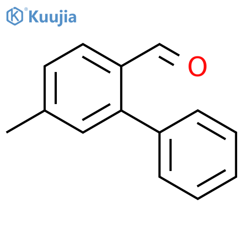 4-methyl-2-phenylbenzaldehyde structure