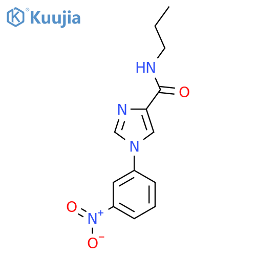1-(3-Nitrophenyl)-N-propylimidazole-4-carboxamide structure