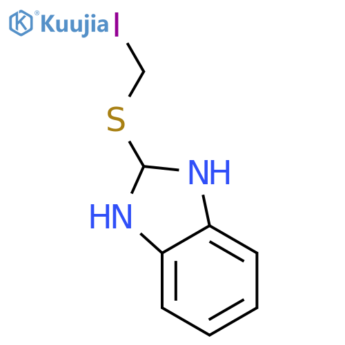 1H-Benzimidazole, 2,3-dihydro-2-[(iodomethyl)thio]- structure