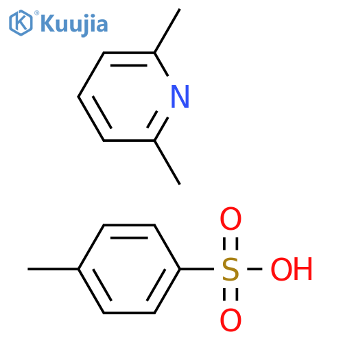 2,6-DIMETHYLPYRIDINIUM P-TOLUENESULFONATE structure
