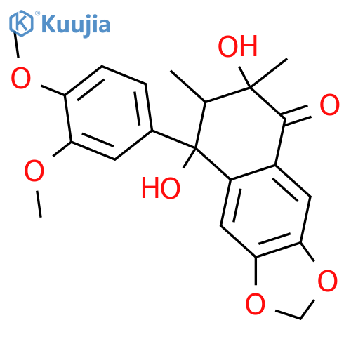 2,7'-Cyclo-3',4,4',5,7',8-hexahydroxy-8,8'-lignan-7-one; (7'ξ,8ξ,8'ξ)-form, 4,5-Methylene, 3',4'-di-Me ether structure