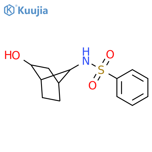 N-(2-Hydroxybicyclo[2.2.1]heptan-7-yl)benzenesulfonamide structure