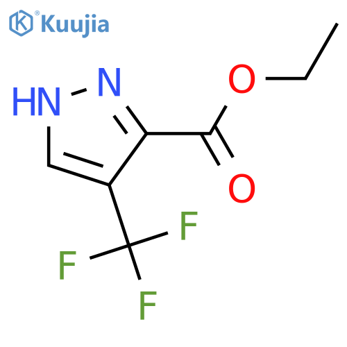 ethyl 4-(trifluoromethyl)-1H-pyrazole-3-carboxylate structure